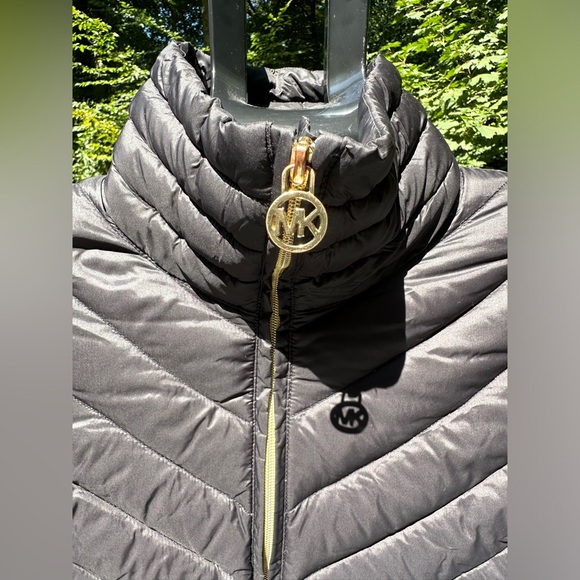 Michael Kors Packable Down Lightweight Jacket Size Small Black - Picture 4 of 6